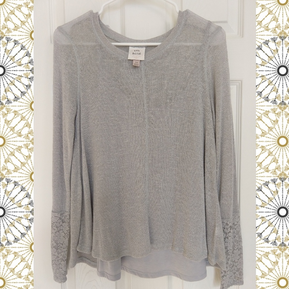 Knox Rose🌹Silver Sweater